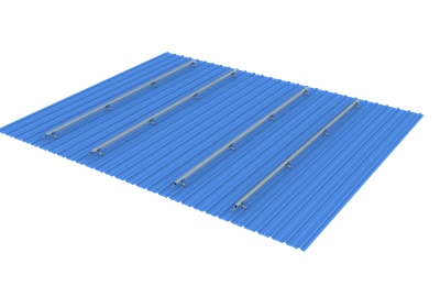 Solar-Montageschienen für Metalldächer