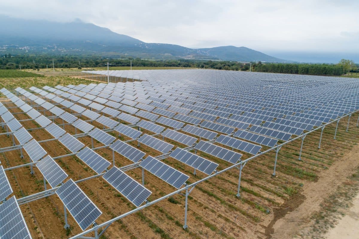 Agrivoltaische Bodensolarhalterung