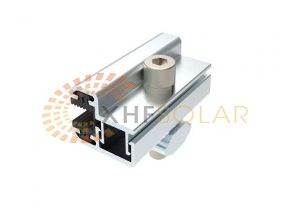 Thin-film module solar end clamp