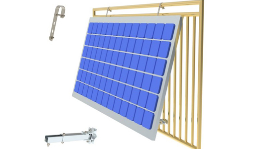 Home Balcony Einfache Montagesätze für Solarmodule